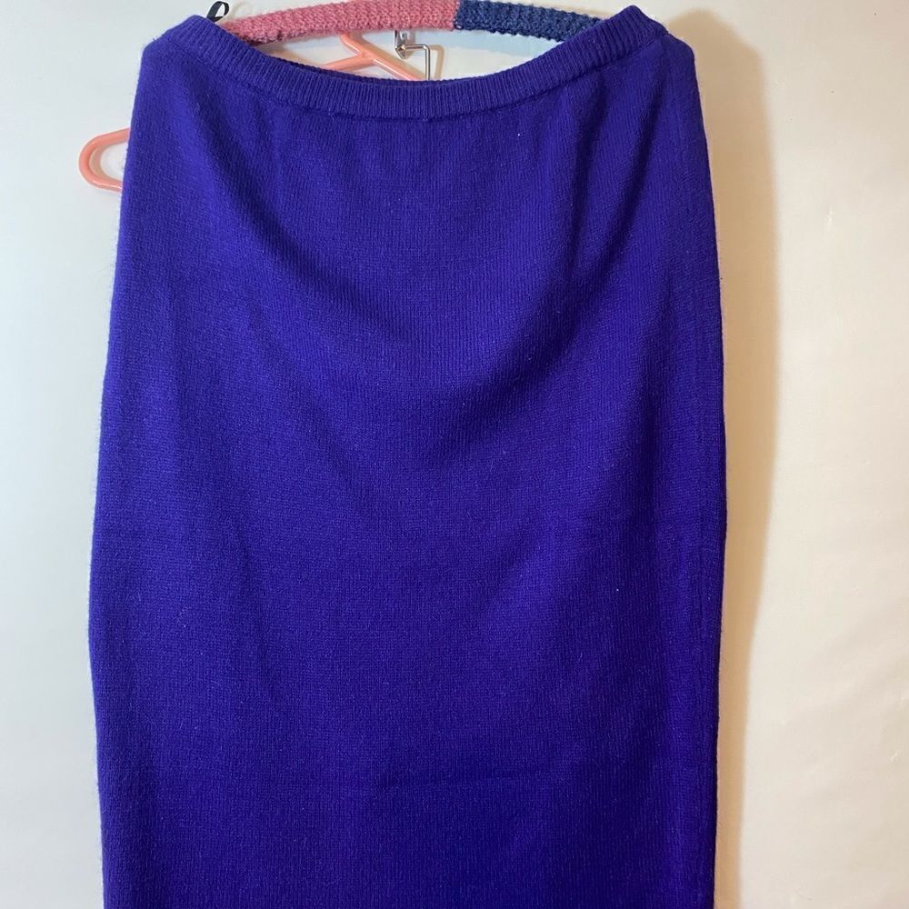 NWOT 2 pc. Silk and Angora Rabbit Very Embellished Outlander Sweater and Skirt - Picture 7 of 8